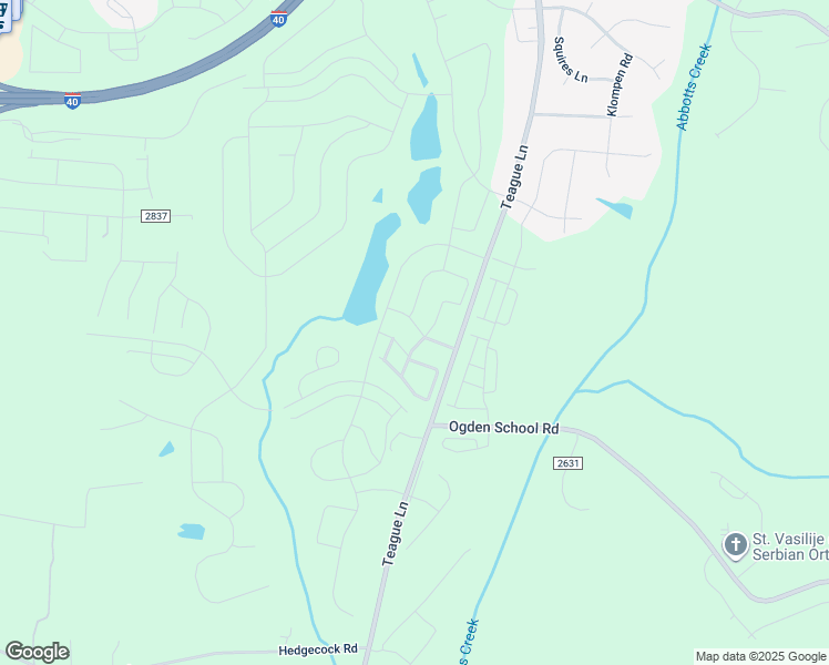 map of restaurants, bars, coffee shops, grocery stores, and more near Silver Lake Drive in Kernersville