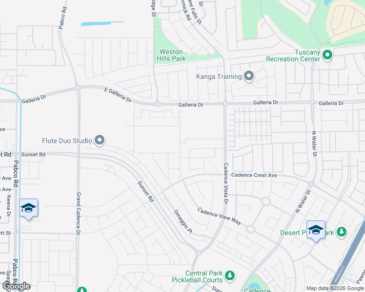 map of restaurants, bars, coffee shops, grocery stores, and more near 836 Cadence View Way in Henderson
