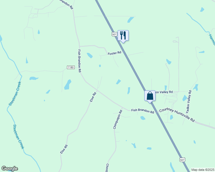 map of restaurants, bars, coffee shops, grocery stores, and more near 3008 Fish Brandon Rd in Yadkinville