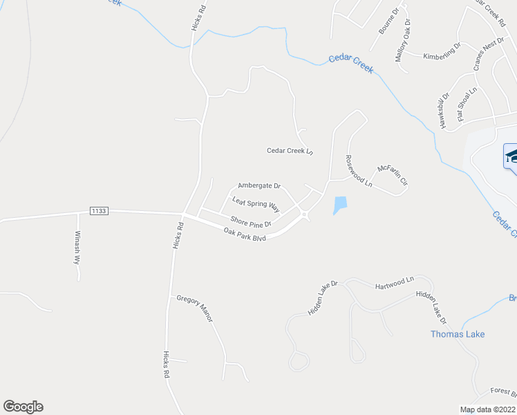 map of restaurants, bars, coffee shops, grocery stores, and more near 80 Leaf Spring Way in Youngsville