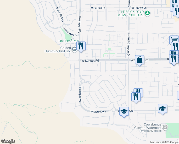 map of restaurants, bars, coffee shops, grocery stores, and more near 10131 Hollis Mountain Avenue in Las Vegas