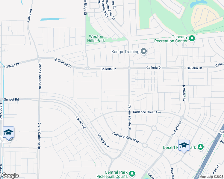 map of restaurants, bars, coffee shops, grocery stores, and more near 155 East Galleria Drive in Henderson