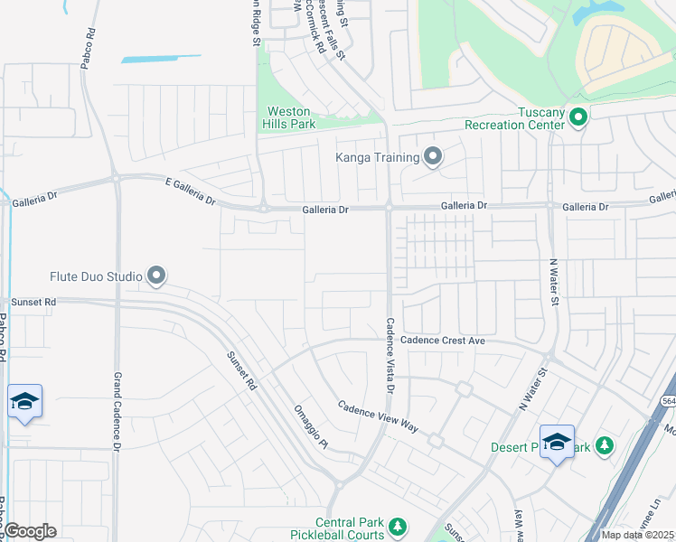 map of restaurants, bars, coffee shops, grocery stores, and more near 165 Sul Ponticello Ave in Henderson
