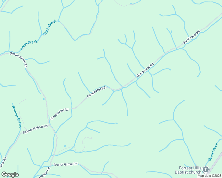 map of restaurants, bars, coffee shops, grocery stores, and more near 1434 Goodwater Road in Bybee