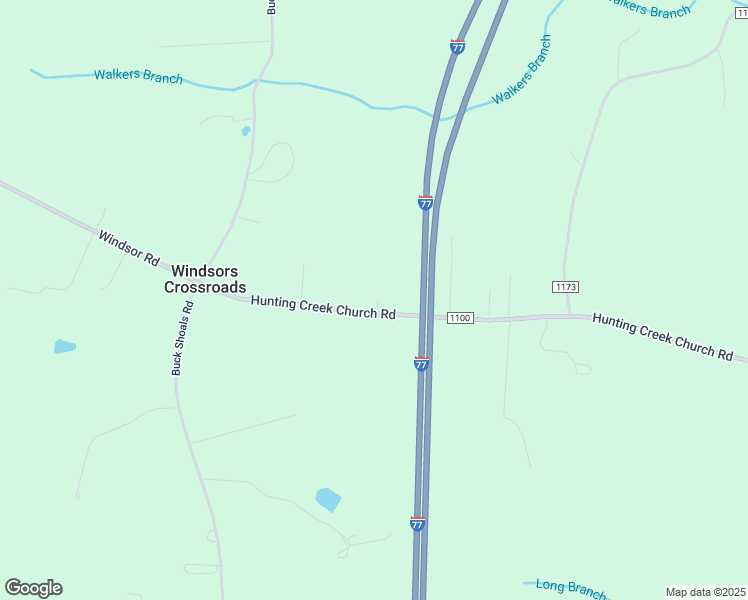 map of restaurants, bars, coffee shops, grocery stores, and more near 4924 Hunting Creek Church Road in Hamptonville
