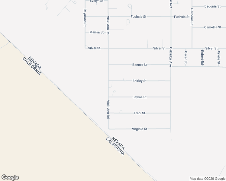 map of restaurants, bars, coffee shops, grocery stores, and more near 10391 Vicki Ann Road in Pahrump