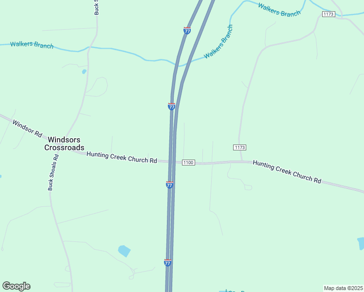 map of restaurants, bars, coffee shops, grocery stores, and more near 4924 Hunting Creek Church Road in Hamptonville