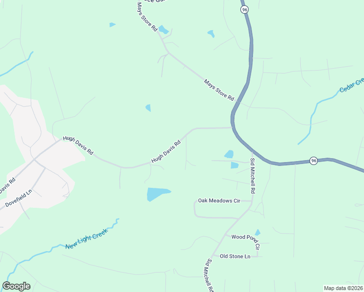 map of restaurants, bars, coffee shops, grocery stores, and more near 49 Tom Linum Road in Youngsville