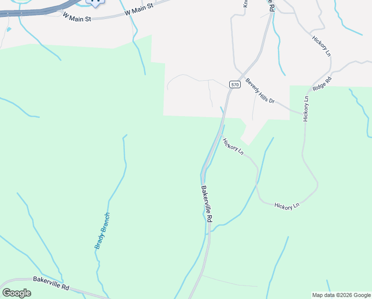 map of restaurants, bars, coffee shops, grocery stores, and more near 1033 Bakerville Road in Waverly