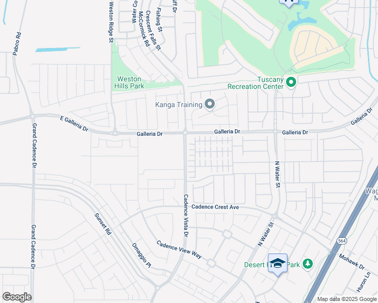 map of restaurants, bars, coffee shops, grocery stores, and more near Bellini Drive in Henderson