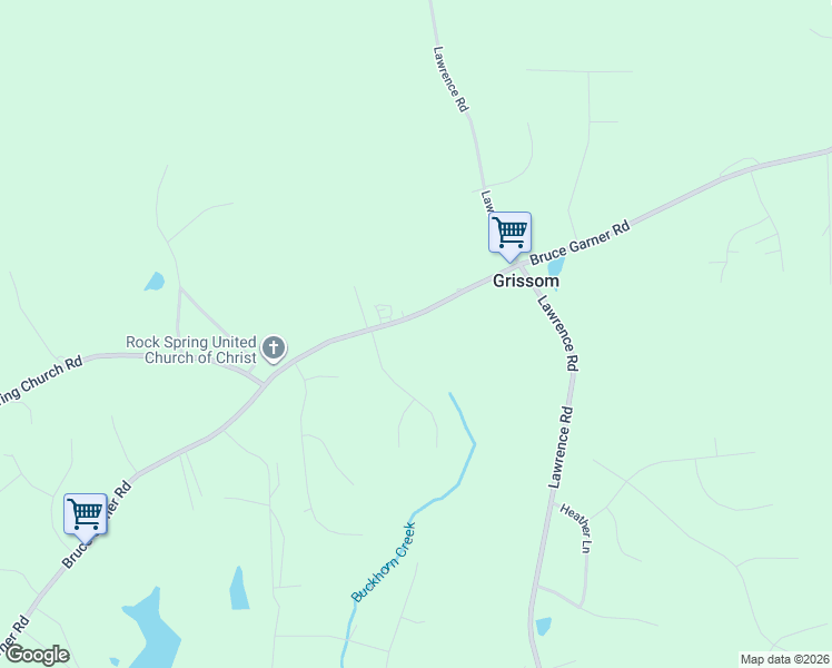 map of restaurants, bars, coffee shops, grocery stores, and more near 3215 Bruce Garner Road in Creedmoor