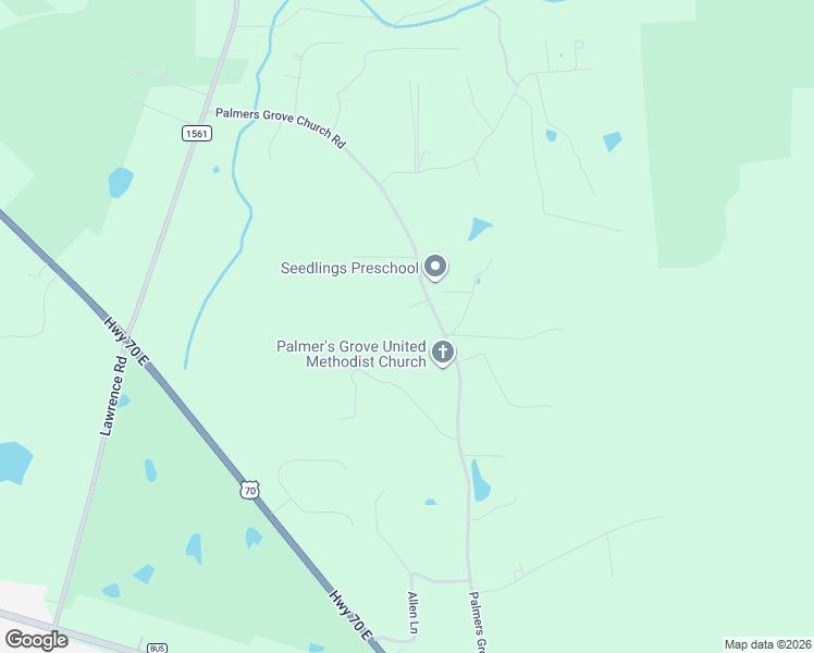 map of restaurants, bars, coffee shops, grocery stores, and more near 1117 Palmers Grove Church Road in Hillsborough