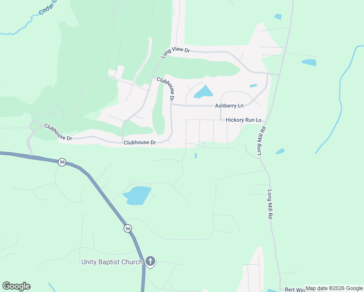 map of restaurants, bars, coffee shops, grocery stores, and more near 265 Clubhouse Drive in Youngsville