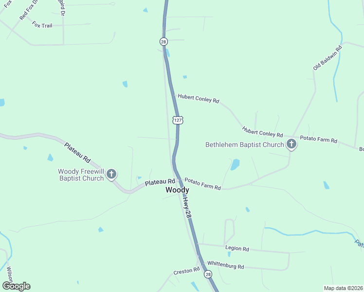 map of restaurants, bars, coffee shops, grocery stores, and more near 9044 U.S. 127 in Crossville