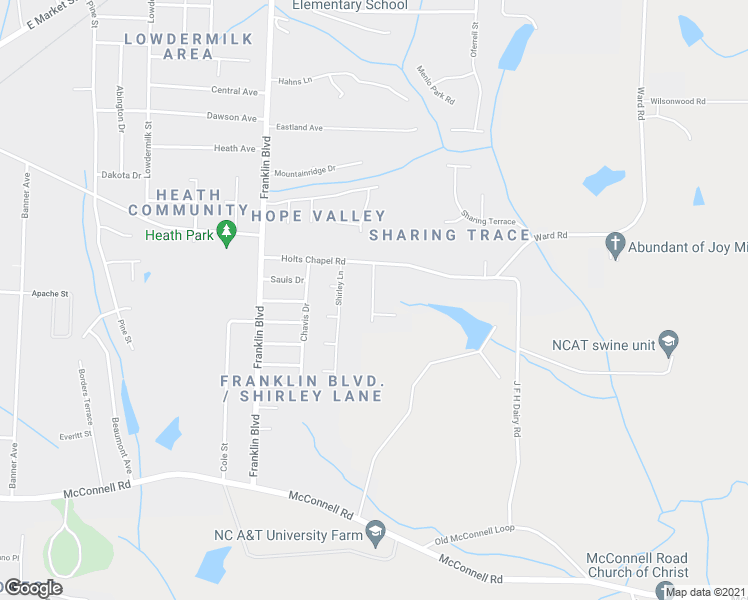 map of restaurants, bars, coffee shops, grocery stores, and more near 615 Herman Gist Road in Greensboro