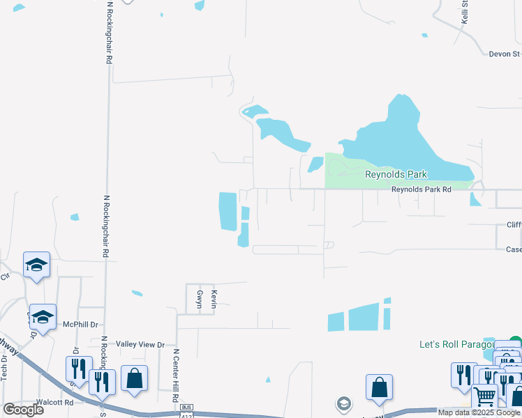 map of restaurants, bars, coffee shops, grocery stores, and more near 1113 North 40th Street in Paragould