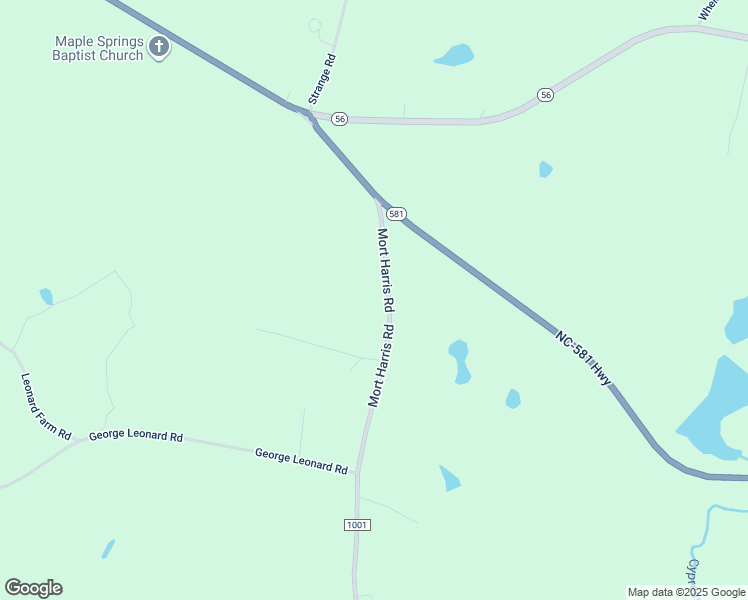 map of restaurants, bars, coffee shops, grocery stores, and more near 134 Mort Harris Road in Louisburg