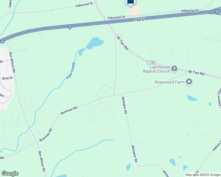 map of restaurants, bars, coffee shops, grocery stores, and more near 7006 Shale Loop in Mebane