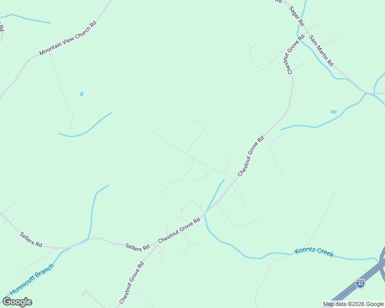 map of restaurants, bars, coffee shops, grocery stores, and more near 570 Old Stage Road in Dandridge