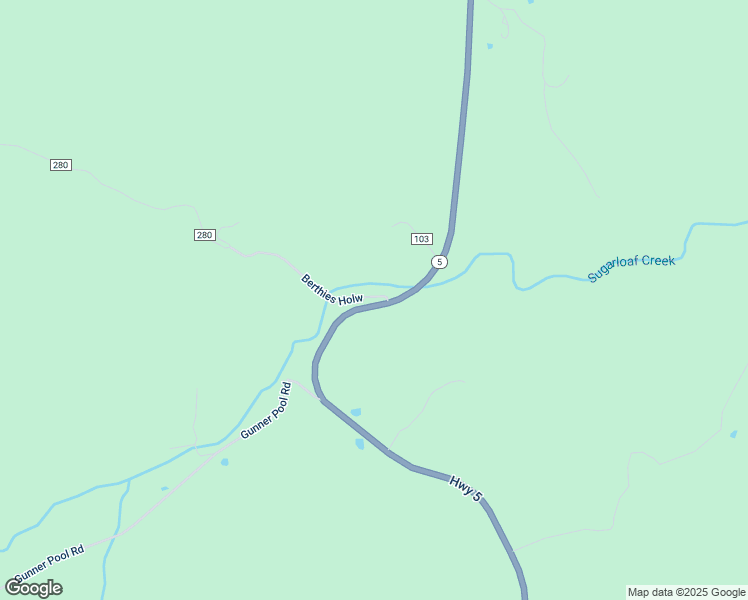 map of restaurants, bars, coffee shops, grocery stores, and more near 126 Fancy Lane in Calico Rock