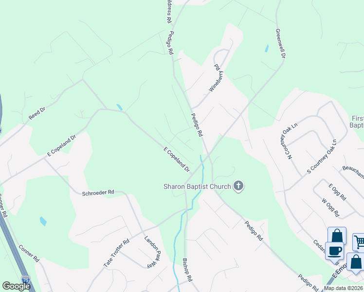 map of restaurants, bars, coffee shops, grocery stores, and more near 1015 East Copeland Drive in Powell