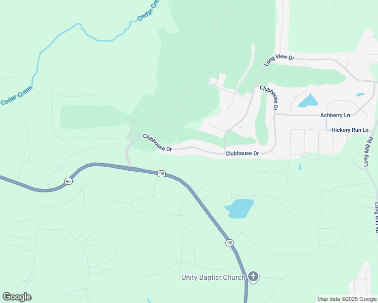 map of restaurants, bars, coffee shops, grocery stores, and more near 545 Clubhouse Drive in Youngsville
