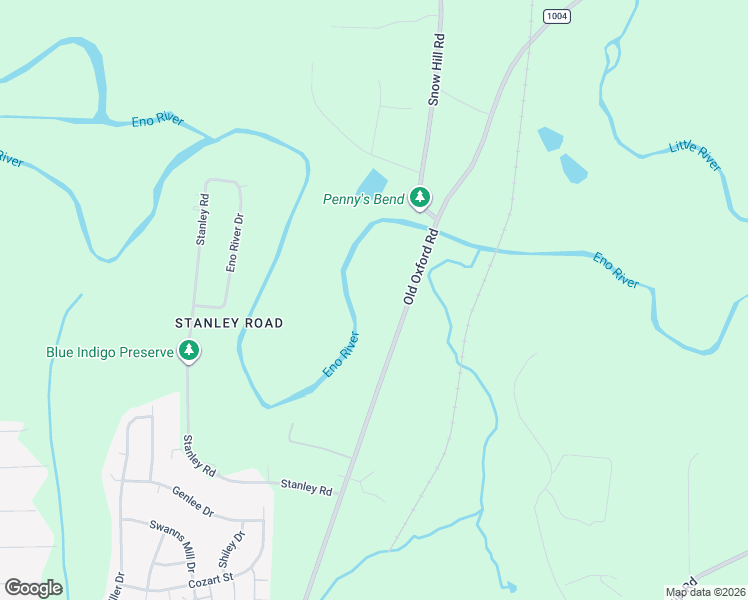 map of restaurants, bars, coffee shops, grocery stores, and more near 2385 Old Oxford Road in Durham