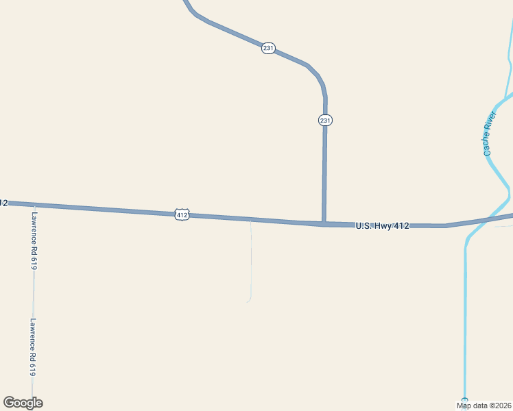 map of restaurants, bars, coffee shops, grocery stores, and more near 2347 U.S. 412 in Walnut Ridge