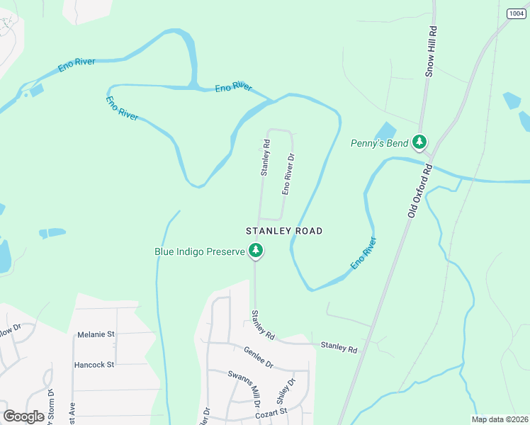 map of restaurants, bars, coffee shops, grocery stores, and more near 5304 Stanley Road in Durham