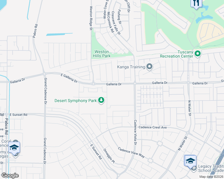 map of restaurants, bars, coffee shops, grocery stores, and more near 162 Hadley Heights Court in Henderson