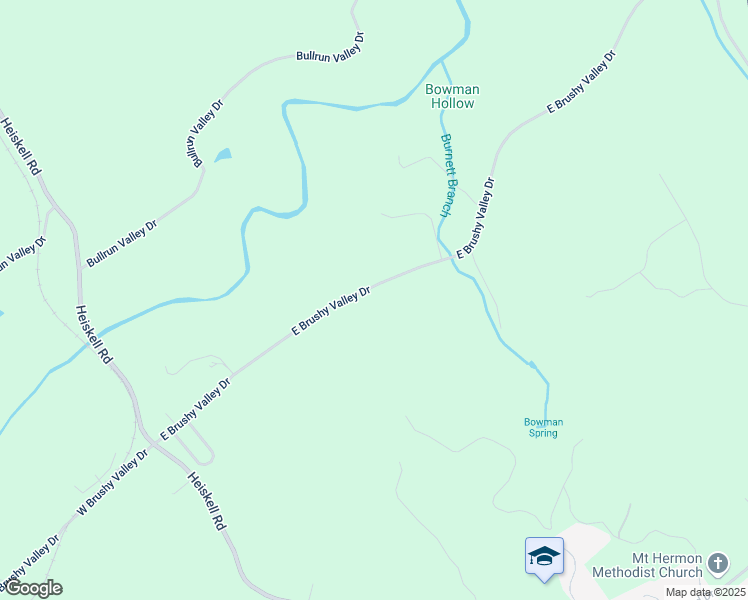 map of restaurants, bars, coffee shops, grocery stores, and more near 325 East Brushy Valley Drive in Powell