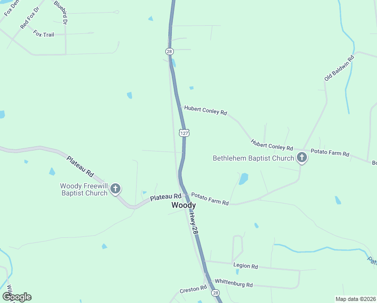 map of restaurants, bars, coffee shops, grocery stores, and more near 9044 U.S. 127 in Crossville