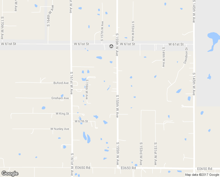 map of restaurants, bars, coffee shops, grocery stores, and more near 6300 South 155th West Avenue in Sapulpa