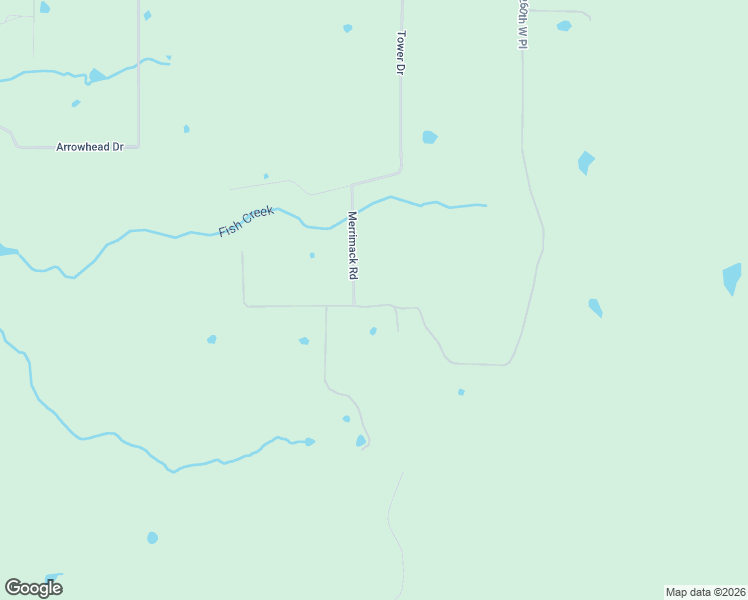 map of restaurants, bars, coffee shops, grocery stores, and more near 6303 Merrimack Road in Sand Springs