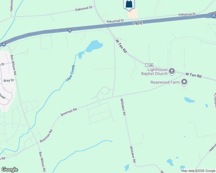 map of restaurants, bars, coffee shops, grocery stores, and more near 7109 Stratified Court in Mebane