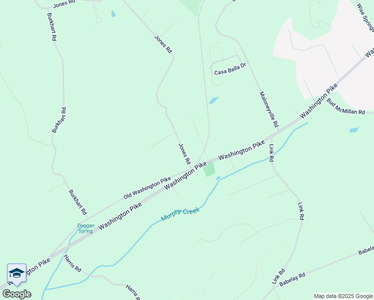map of restaurants, bars, coffee shops, grocery stores, and more near 4516 Jones Road in Knoxville