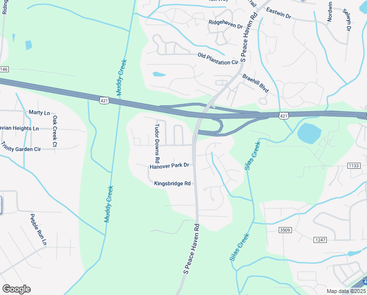 map of restaurants, bars, coffee shops, grocery stores, and more near 5430 Regent Village Drive in Winston-Salem