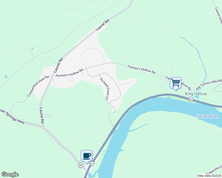 map of restaurants, bars, coffee shops, grocery stores, and more near 131 Orchard Crest Circle in Clinton