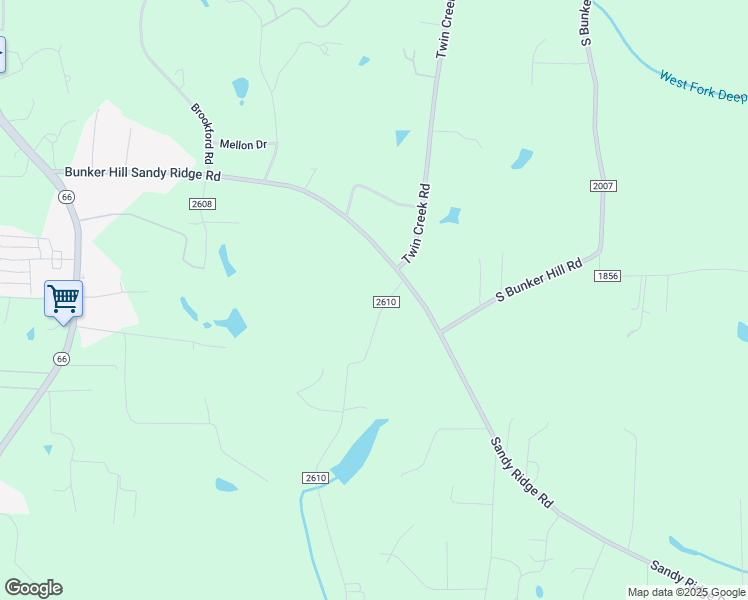 map of restaurants, bars, coffee shops, grocery stores, and more near 1840 Knight Road in Kernersville