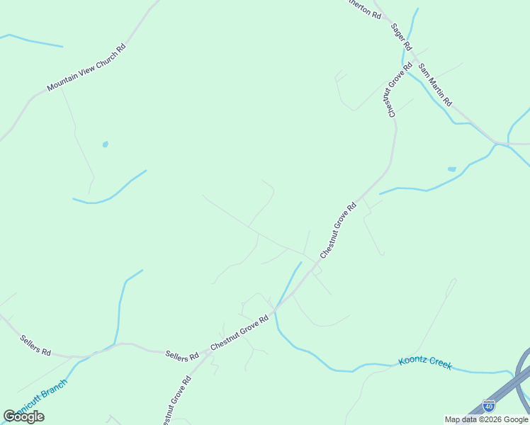 map of restaurants, bars, coffee shops, grocery stores, and more near 570 Old Stage Road in Dandridge