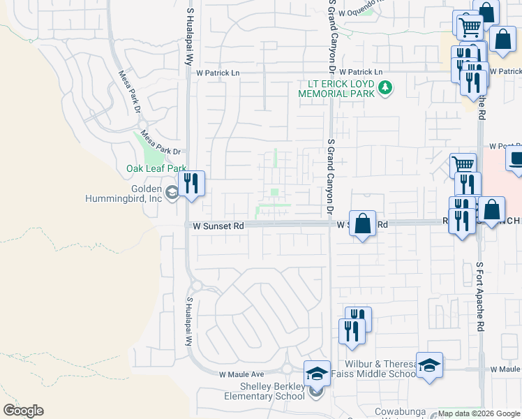 map of restaurants, bars, coffee shops, grocery stores, and more near 9981 Copano Bay Avenue in Las Vegas