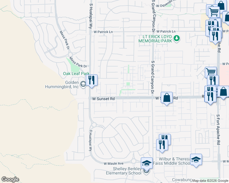 map of restaurants, bars, coffee shops, grocery stores, and more near 10051 Mystic Lake Avenue in Las Vegas