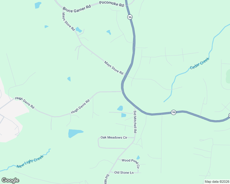 map of restaurants, bars, coffee shops, grocery stores, and more near 49 Tom Linum Road in Youngsville