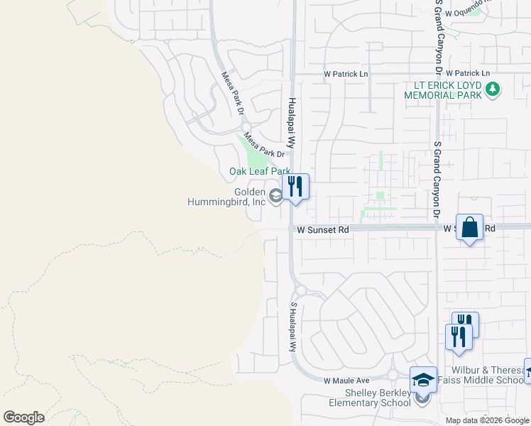 map of restaurants, bars, coffee shops, grocery stores, and more near 6472 Farness Street in Las Vegas