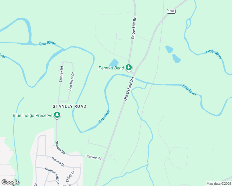 map of restaurants, bars, coffee shops, grocery stores, and more near 2385 Old Oxford Road in Durham