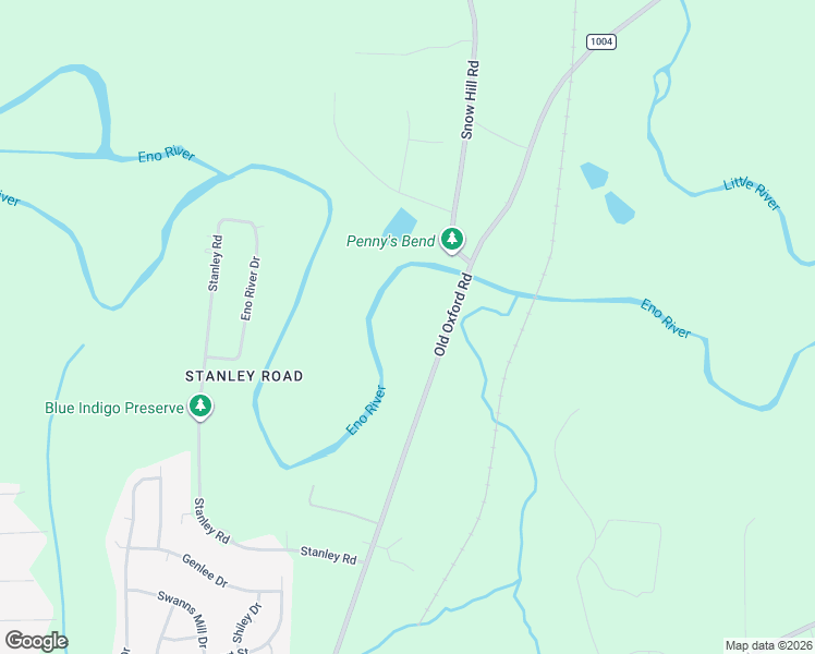 map of restaurants, bars, coffee shops, grocery stores, and more near 2385 Old Oxford Road in Durham