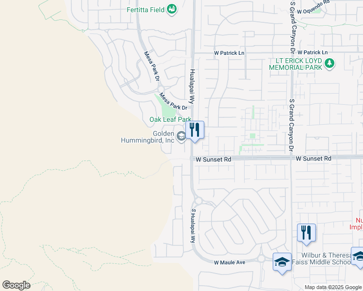 map of restaurants, bars, coffee shops, grocery stores, and more near 6459 Wild Blue Court in Las Vegas