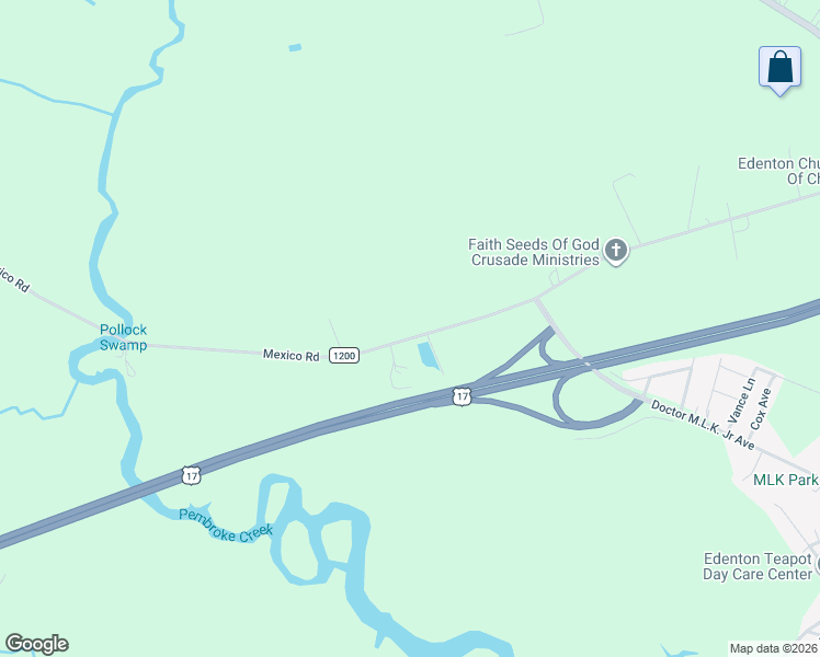 map of restaurants, bars, coffee shops, grocery stores, and more near 3107 Woodview Drive in Edenton