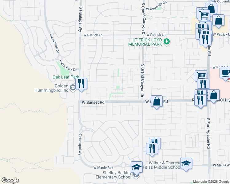 map of restaurants, bars, coffee shops, grocery stores, and more near 9981 Copano Bay Avenue in Las Vegas