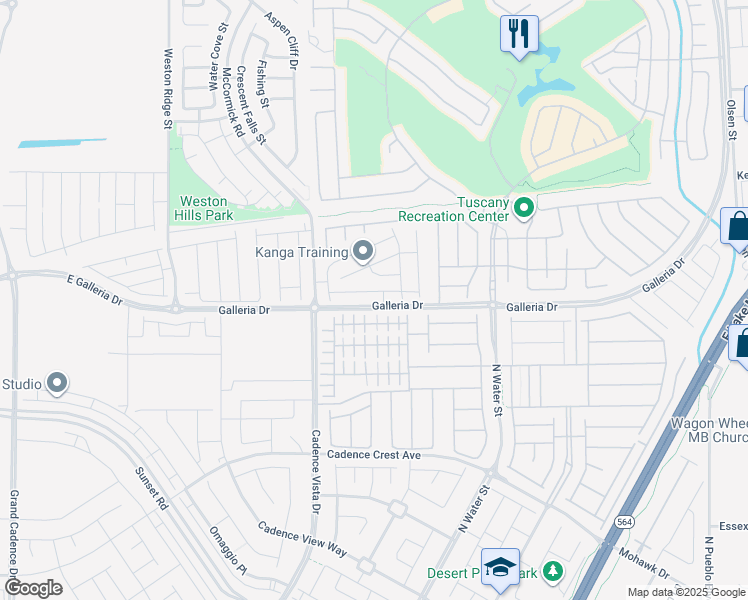 map of restaurants, bars, coffee shops, grocery stores, and more near 235 Cordelia Cove Avenue in Henderson